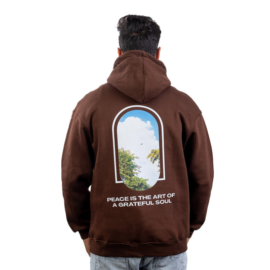 (Brown) Peace Hoodie