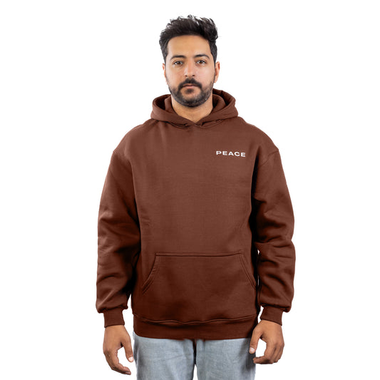 (Brown) Peace Hoodie