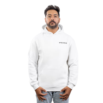 (White) Peace Hoodie