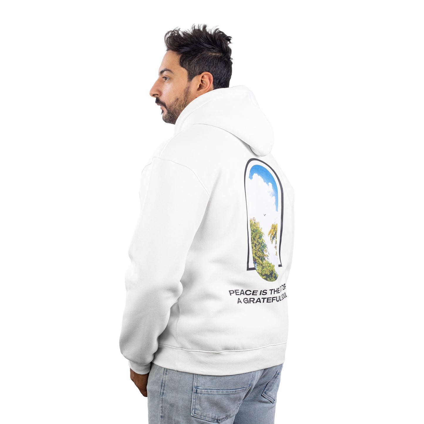 (White) Peace Hoodie