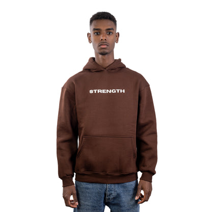 (Brown) Strength Hoodie