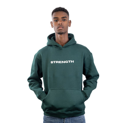 (Dark Green) Strength Hoodie