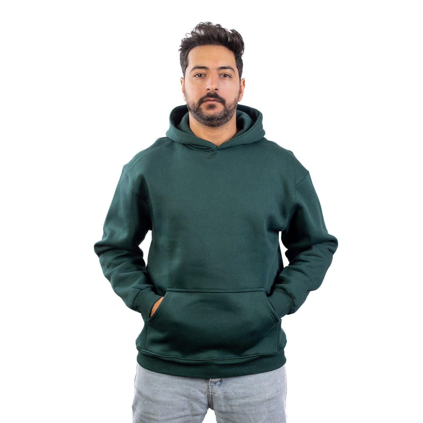 (Dark green) Basic Hoodie