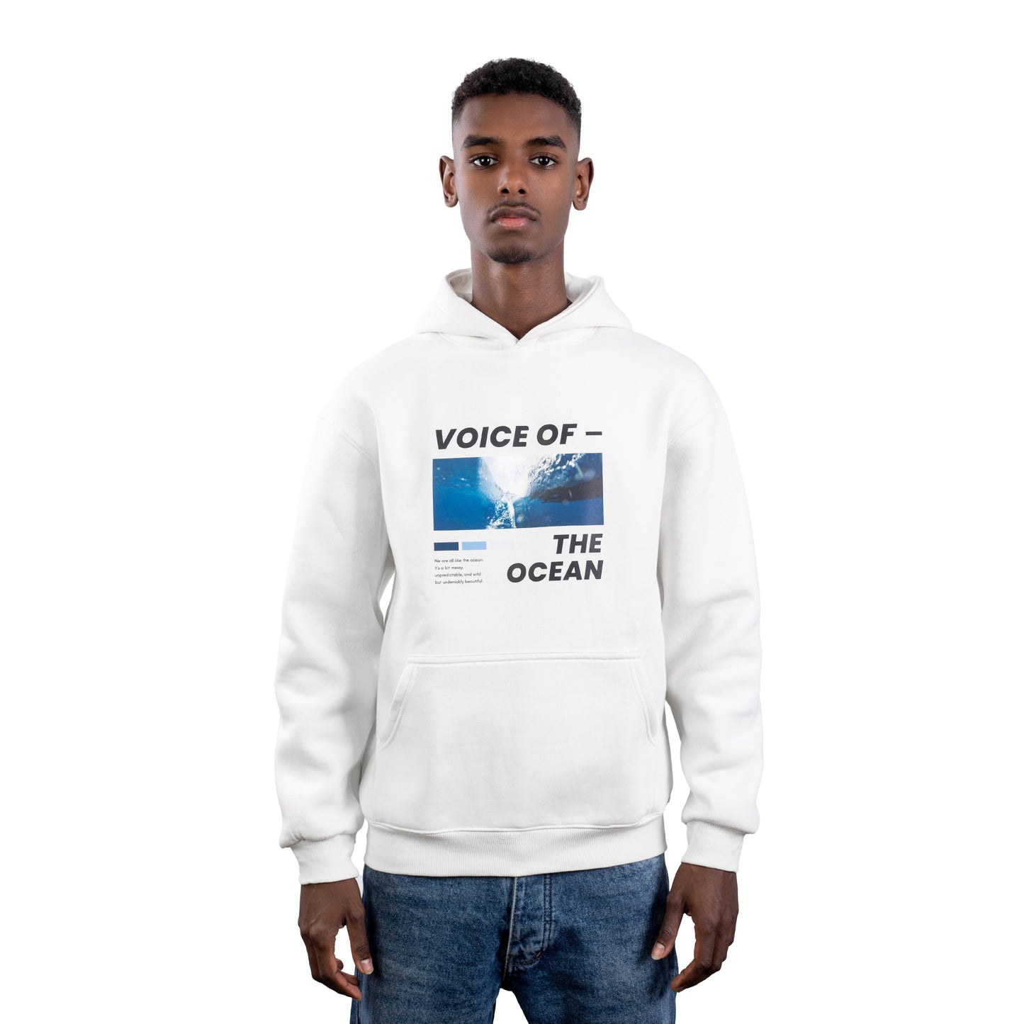 (White) Voice OF The Ocean Hoodie