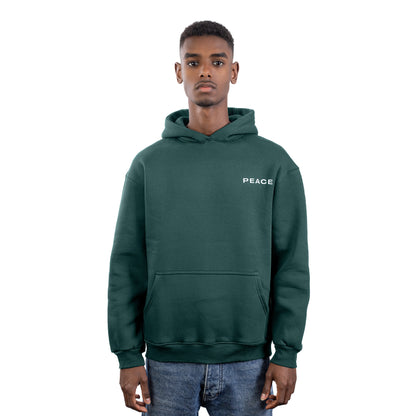 ( Dark Green ) Peace Hoodie